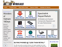 Tablet Screenshot of moosewireless.com